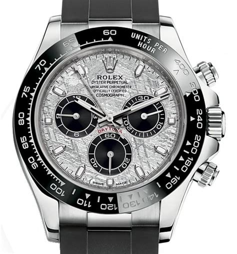 rolex daytona white gold and white face|Rolex daytona oysterflex white gold.